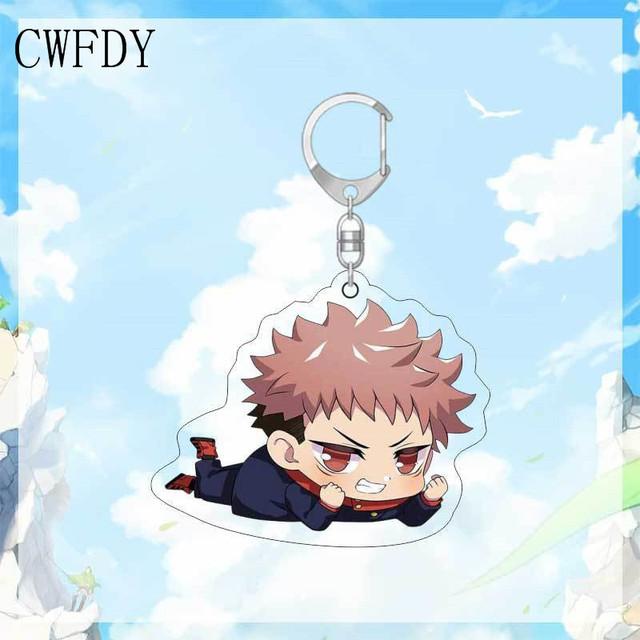 Anime Geto Suguru Ryomen Sukuna Fushiguro Toji Nanami Kento Okkotsu Yuta Inumaki Toge Acrylic Keychains Pendants Figure Toy Gift