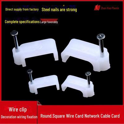 Steel Nail Wire Clip for Broadband and Telephone Cables (8, 9, 10)
