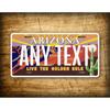 Arizona Live Die Goldene Regel Metallschild Heimdekoration Staubdicht Wasserdicht