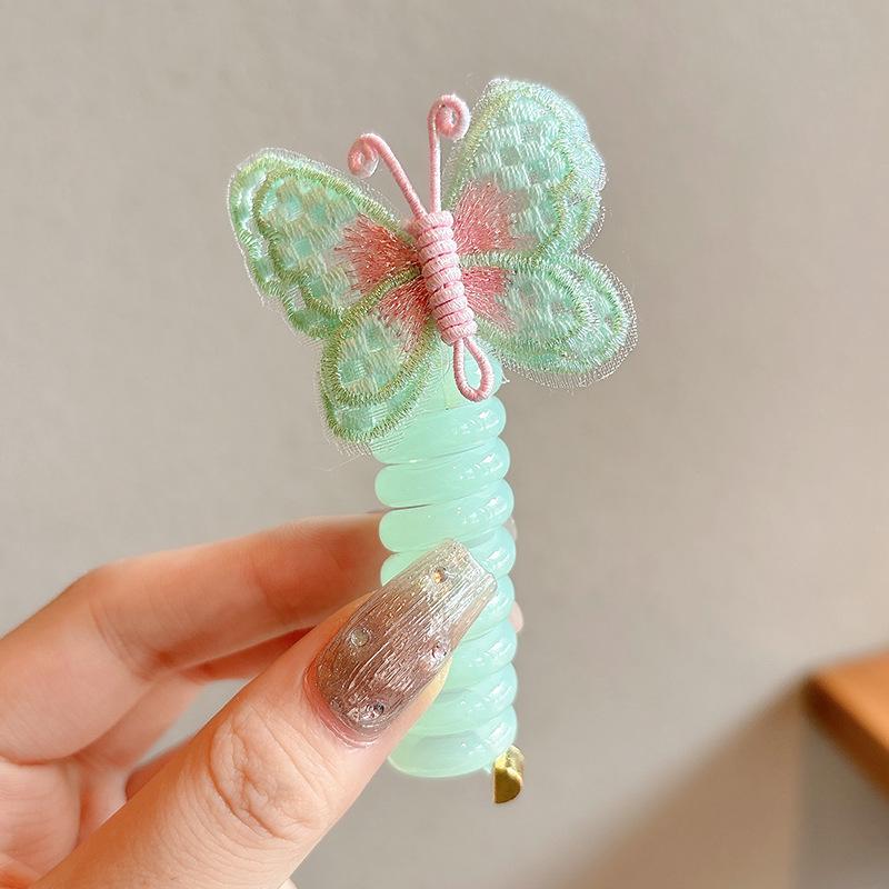 2025 Elastice de păr Little Star cu împletitură bubble - Coadă de cal înaltă, accesorii de păr tip fir telefonic pentru fete