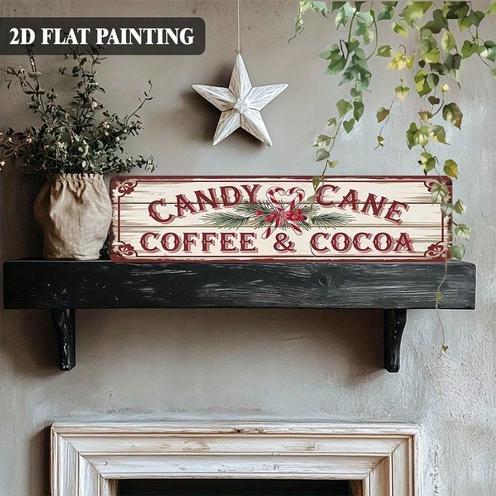 1pc Funny Metal Tin Sign Novelty Home Wall Decor Bar Cafe Garage Farmhouse Christmas Bathroom Bedroom Kitchen Living Room