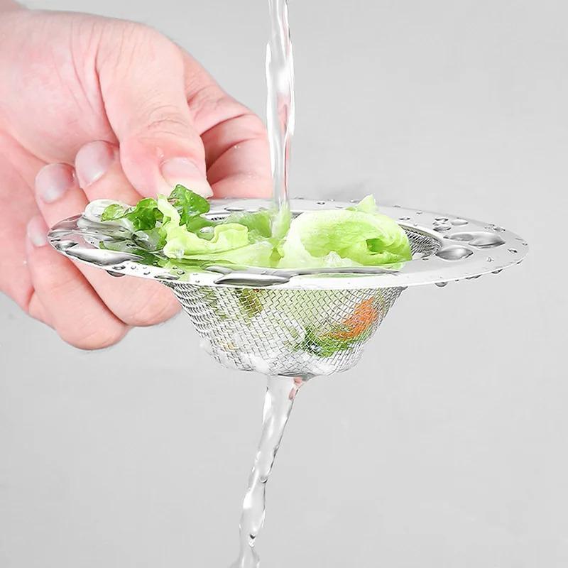 Stainless Steel Filter Screen for Kitchen Sink, Anti Clogging Screen for Washbasin, and Anti Insect Filter Screen for Sink