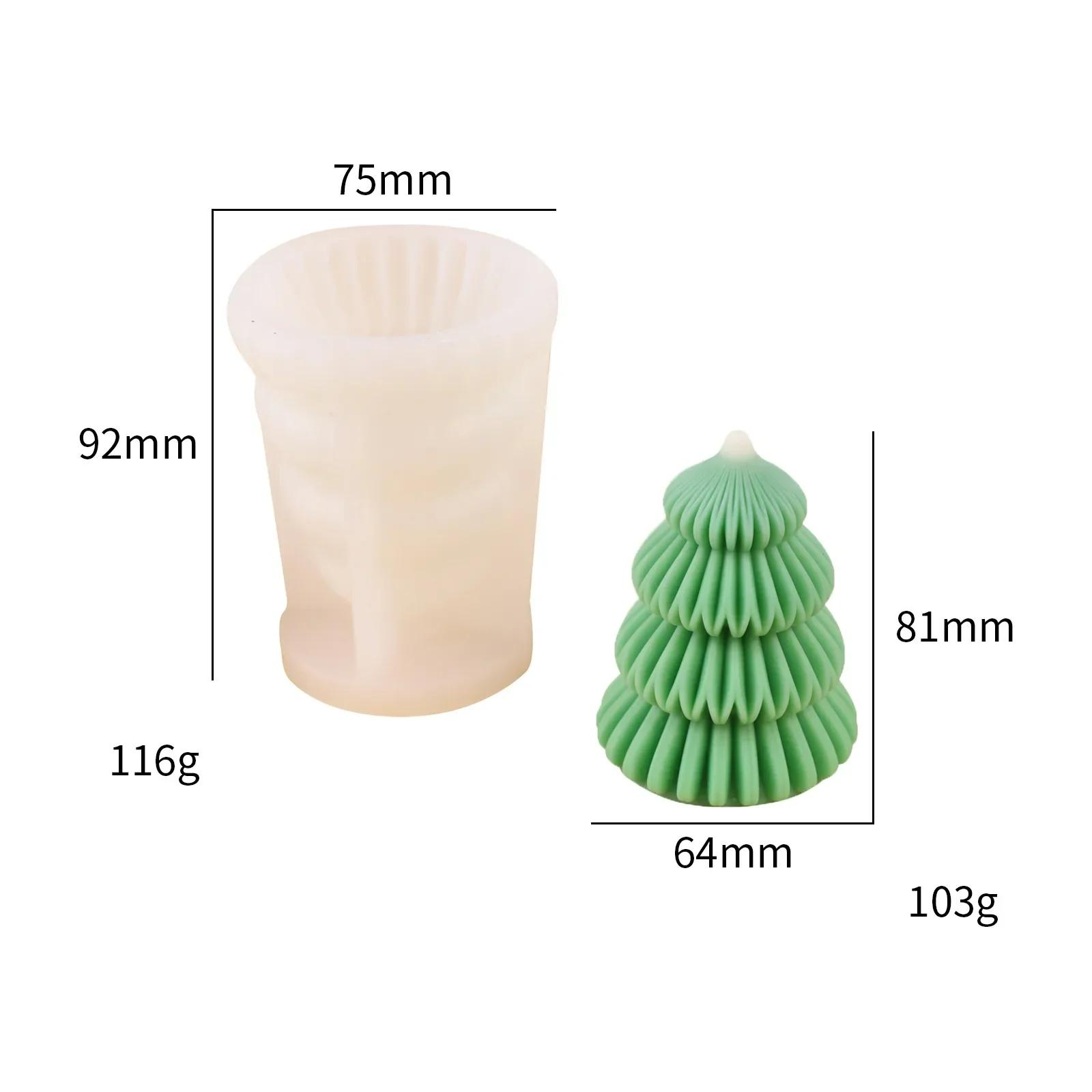 

DIY Christmas Tree Silicone Molds for Epoxy Resin Casting Clay Candle Soap Ornament Craft Home Decor