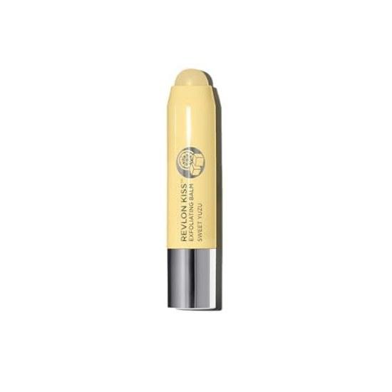 Revlon Kiss Sugar Scrub 113 Sweet Yuzu moisturizing exfoliation care no rinse needed hydration lip cream balm non-drying.