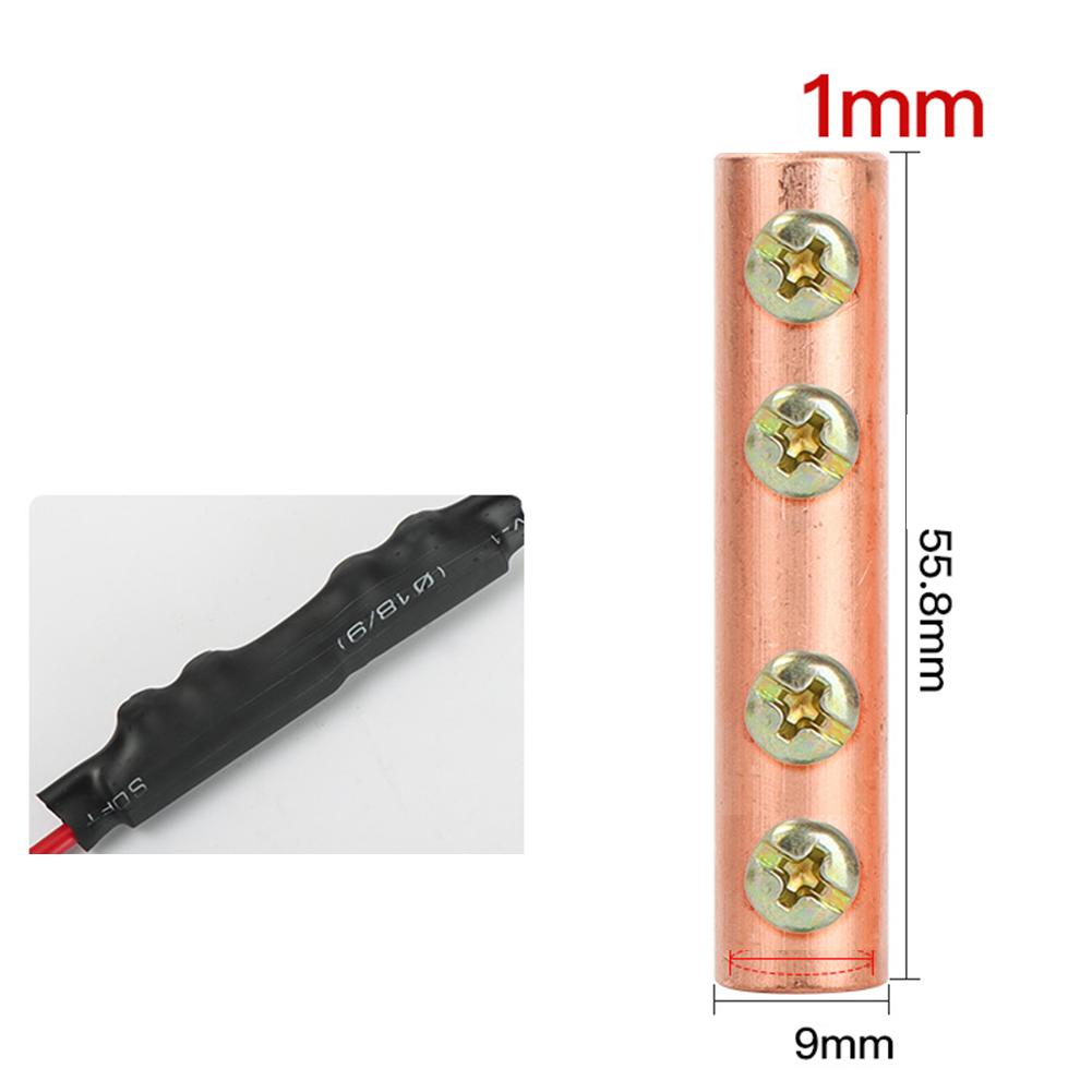 1pc GT16/25/35/50 Pressure-free Connecting Pipe Connector Terminal Block With Heat Shrink Tube For Electrical Equipment