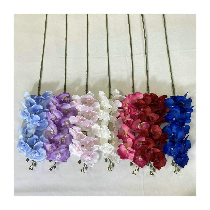 Phalaenopsis Luxury Matte Flower For Home Office Soft Decoration Gifts