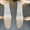 30 Inch 200g Straight Hair Bundles Bio Synthetic High Temperature Fiber Piano Blonde Red Hair ExtensionsHair Weaving Full to End