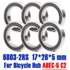 Ložisko 6803-2RS 17*26*5 mm ( 6 KS ) ABEC-5 17 24 5 6803RS Ložiska Pro Náboj Kola Přední Zadní Náboje Kolo