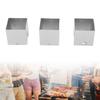 3 Stück Universelle BBQ Abstandshalter Edelstahl Feuerfest Grill Hitzeverteiler Abstandshalter für BBQ Eimer und Pfanne
