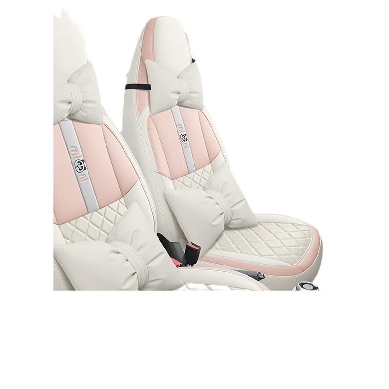 Panda MINI Universal Breathable Car Seat Cover – Cute, Wear-Resistant, Perforated, Four-Season Compatible