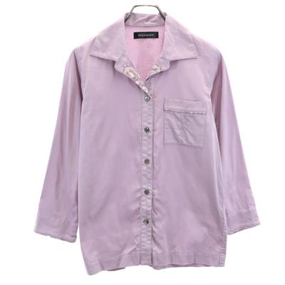 Made In Japan 7 Minutes Sleeve Open Collar Shirt M Women Used