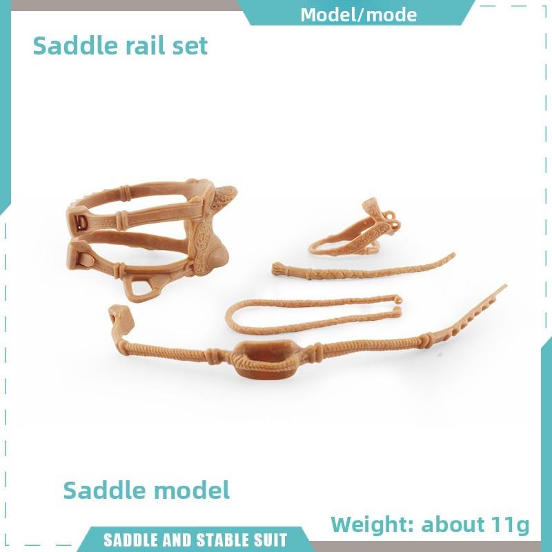 

Farm Scene Decor Set With Plastic Fencing And Saddle For Hobbyists And Collectors Style6