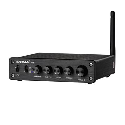 AIYIMA A03 TPA3116 Subwoofer QCC304X Bluetooth TPA3116D2 Channel Digital Audio Amplifier 100W Supports Volume 24V Power Adapter Amplifier, 5.2 HiFi,