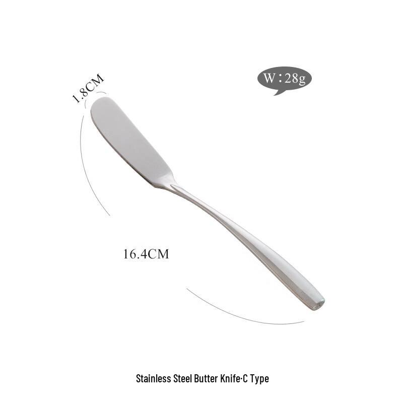 ZISIZ 304 Stainless Steel Butter & Jam Spreader - 3 Pack