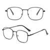 Anti Blue Light Photochromic Eyeglasses UV400 Protection Metal Frame for Outdoor Activities
