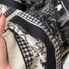 New Luxury 2-Sided Imitation Cashmere Scarf - Ultra Soft Women's Winter Thickened Jacquard Wrap Shawl with Stylish Patterns