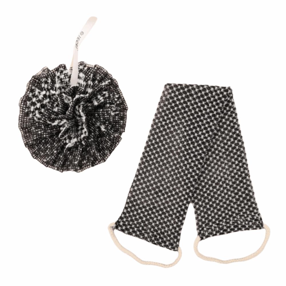 Dead Skin Remover Exfoliating Back Scrubber Household Body Wash Cloth Set Back Cleaning