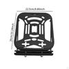Bike Rear Trunk Bracket Extension Mounting Plate Adapter Metal Easy Installation Mount