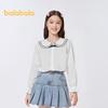 Balabala Girls' Striped Long-Sleeve Shirt