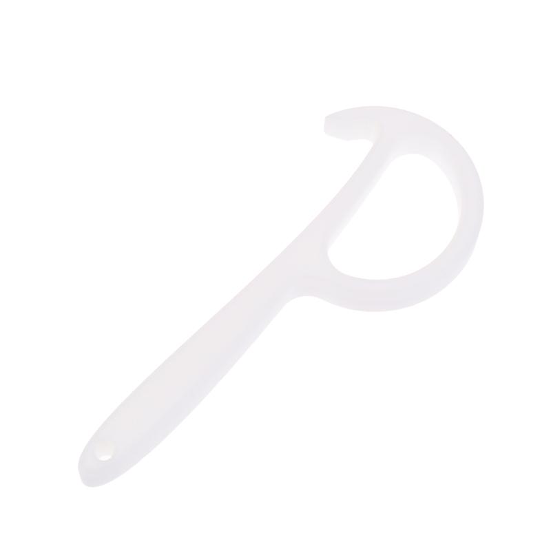 Can Opener, Non-slip Handle, Plastic Manual Can Opener, Safe And Easy To Grip, Durable Plastic Construction, Kitchen Can Opener белый