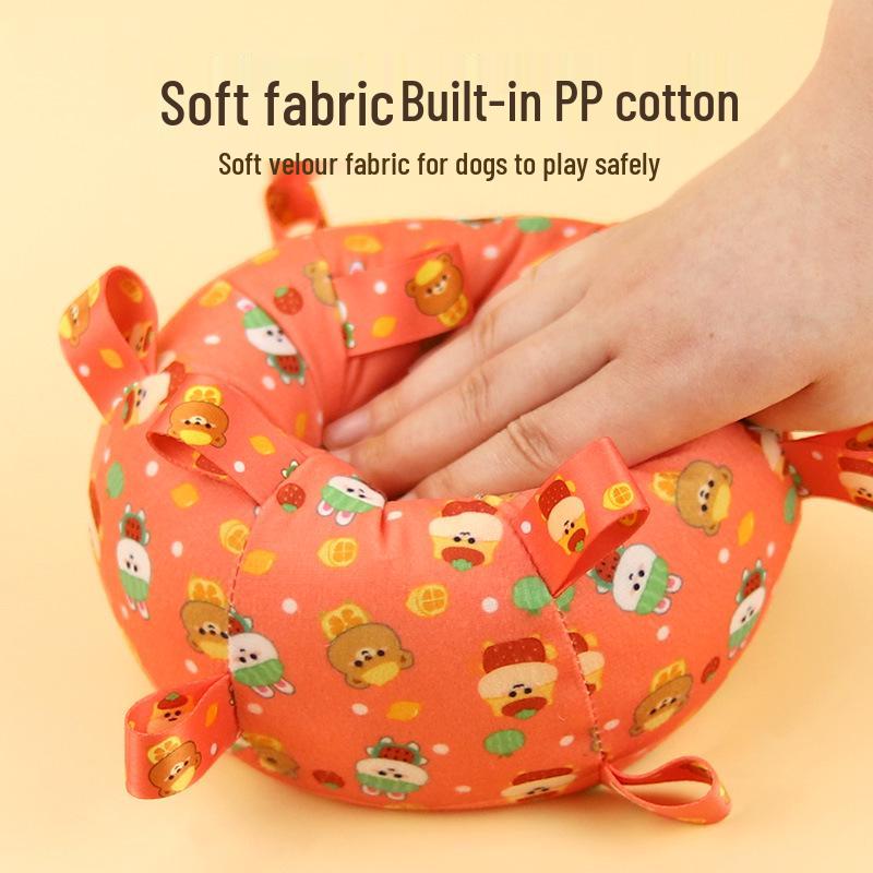 Plush Rattle Ball Toy for Dogs - Cute Sounding Toy To Relieve Puppy Boredom