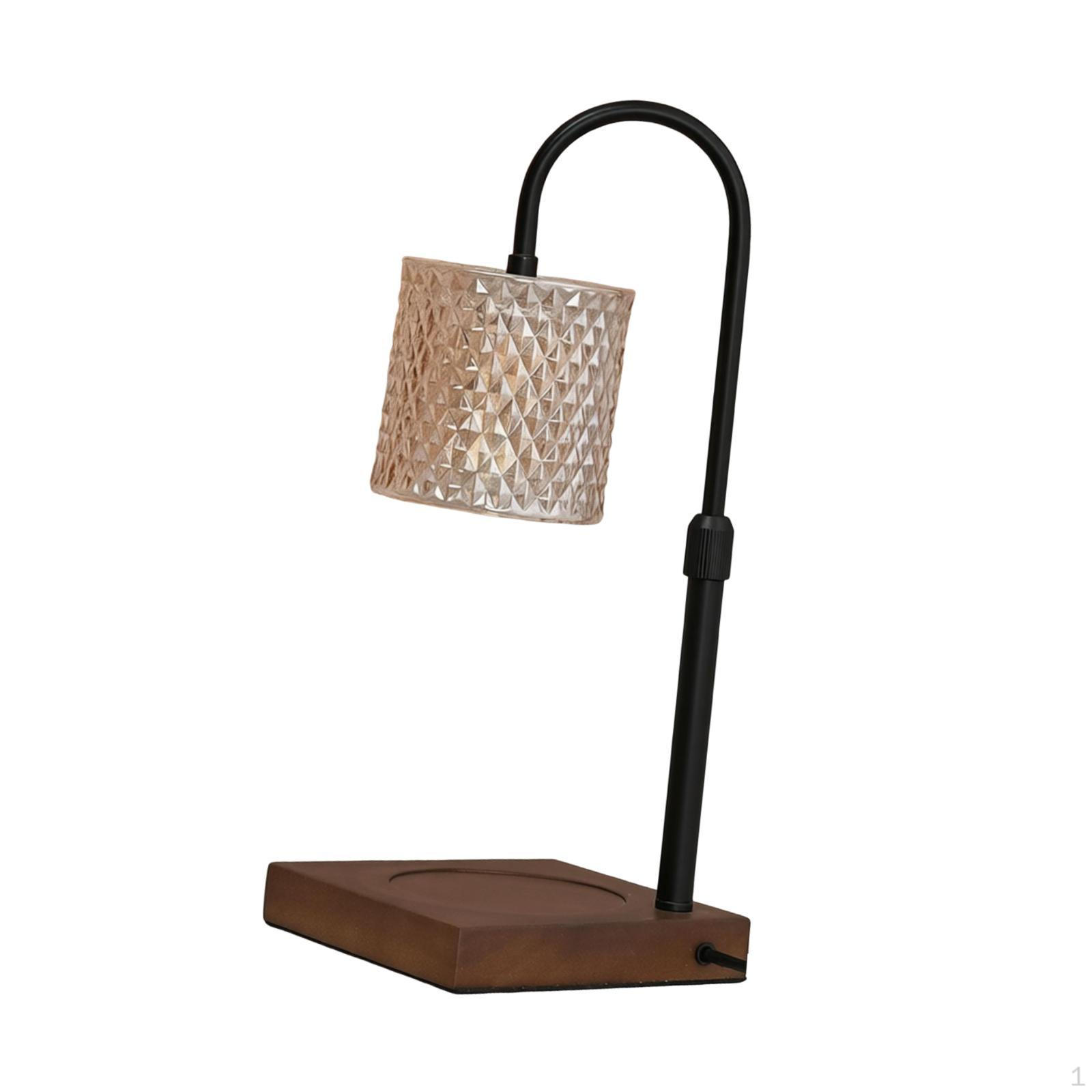 

Candle Warmer Lamp Dimmable Portable Women Height Adjustable Wax Melt чорний