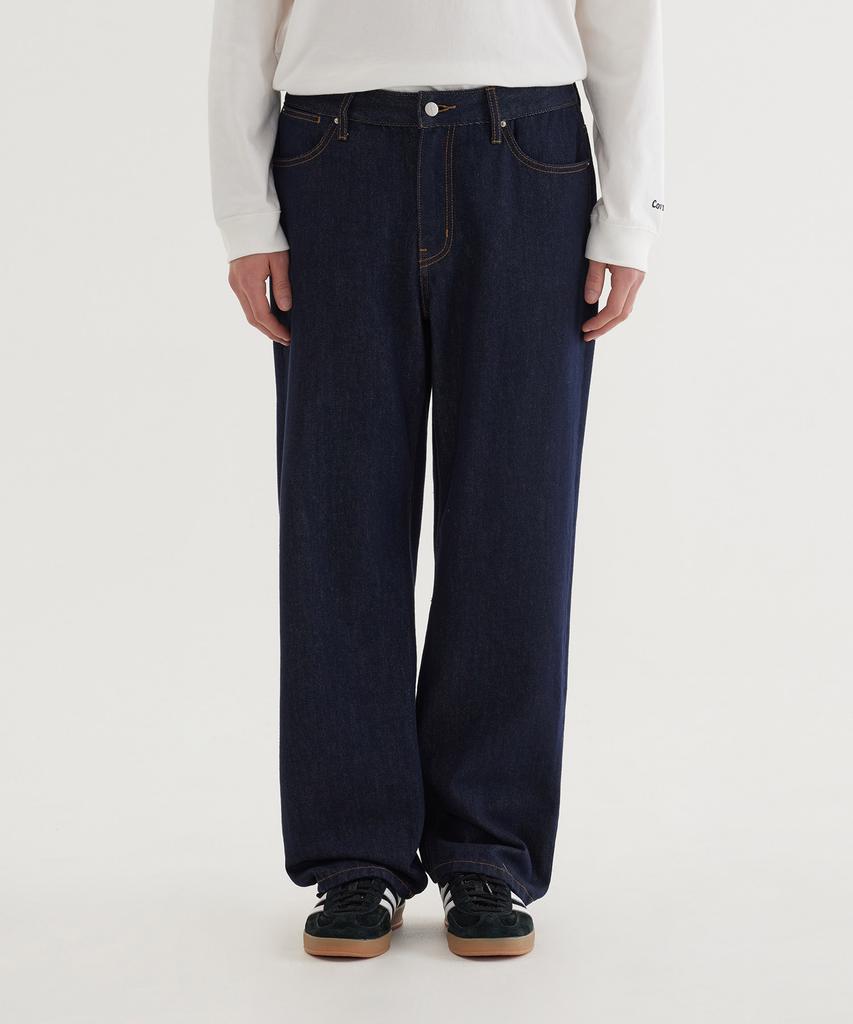 COVERNAT Regular Wash Denim Pants Indigo