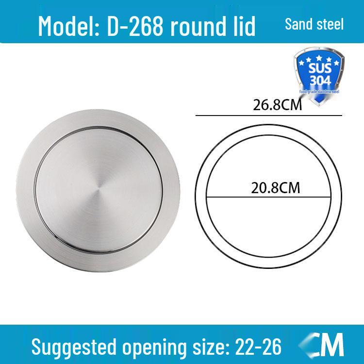 Runder versenkbarer Mülleimer mit Schwingdeckel für die Arbeitsplatte