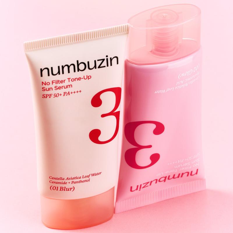 NUMBUZIN No.3 No Filter Tone-Up Sun Serum SPF 50+ PA++++ 50ml