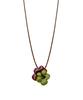 Vvv Asymmetrical Daisy Pendant String Necklace