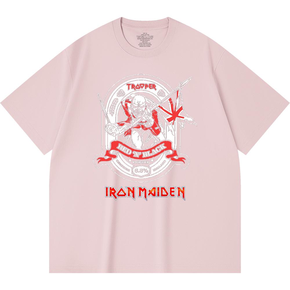 230 g/m² 100% Bavlna T-shirt Heavy Metal Rocková Kapela Tisk Populární Hudby Unisex Těžký Bavlněný T-shirt