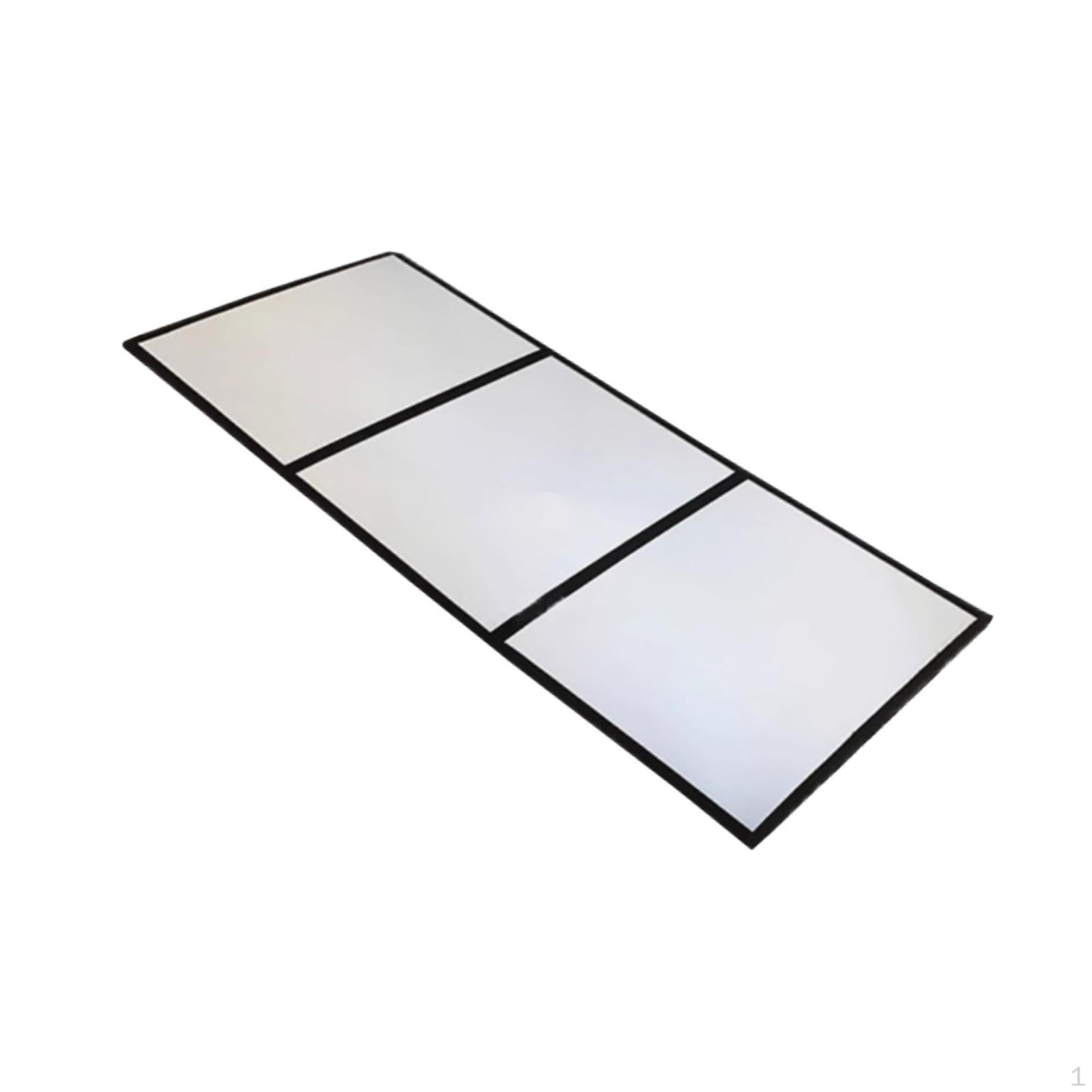 

3 Way Magician Mirror Foldable Training Unique Toy Shows Men Women Practice Tool Fold 18cmx24cmx0.9cm