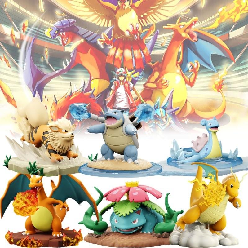 Charizard Venusaur Blastoise Arcanine Lapras Dragonite Toy Gift Model