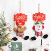 Hanging Christmas Decoraitons Home Wall Decoraitons New Year 2025 Room Decor Santa Claus Ornament for Home Navidad