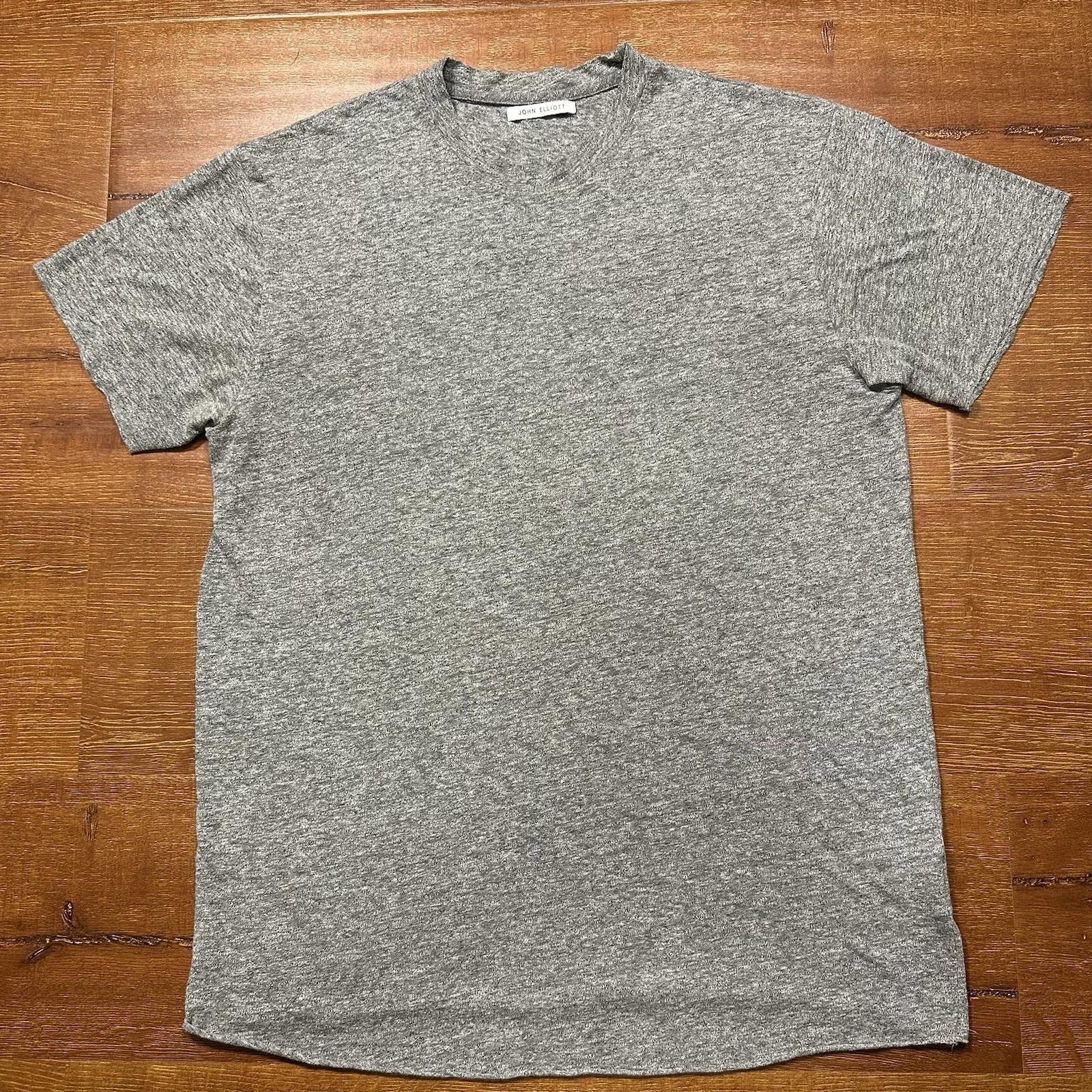 

John Elliott T Shirt Mens 2 M Gray Short Sleeve Crewneck Minimal City Luxury XL