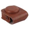 PU Leather Protective Cover Case Bag for Fujifilm Instax Mini 90 with Shoulder Strap (Brown)
