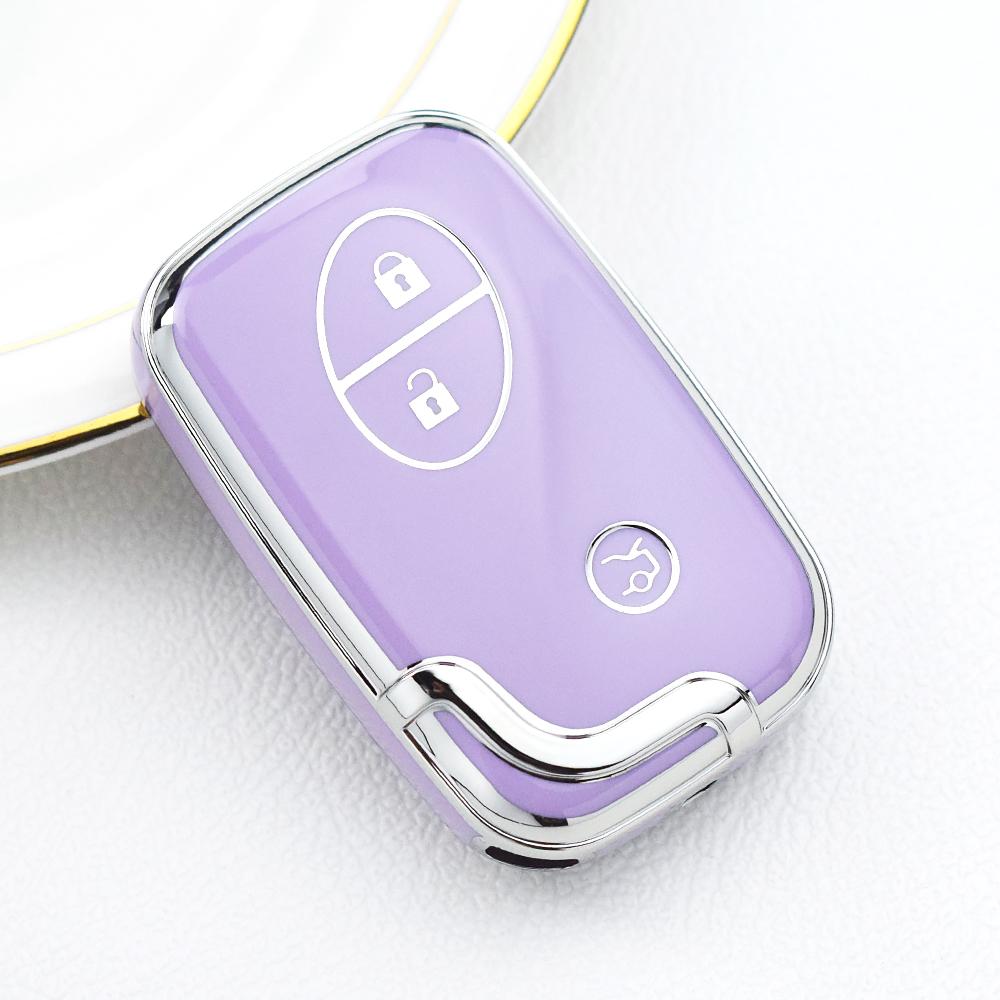 3 Buttons Auto Key Shell Keyless Protector for Lexus LX570 IS350 RX350 IS250 GS430 ES350 GS350 TPU Car Key Case Cover Fob