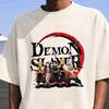 T-shirt Demon Slayer per bambini ragazzi ragazze unisex Kamado Tanjiro Giappone Anime Estate Ragazzo Primavera e Autunno Maniche Corte per Bambini Indumento
