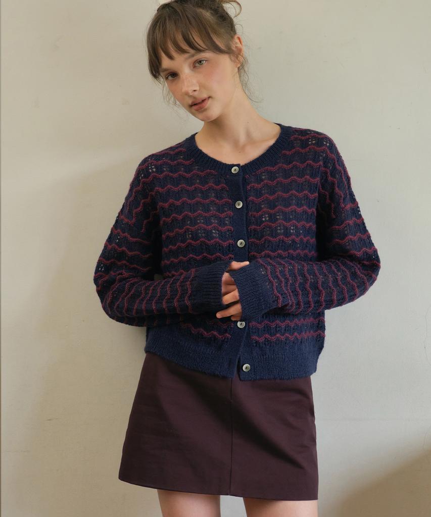 Aueonoseuteljia Monet Basic Cotton Mini Skirt_Grape(O25-Sk10)
