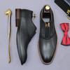 Genuine Leather Shoes Men's One-pedal Fashion Versatile British Style Men's Cowhide Business Dress