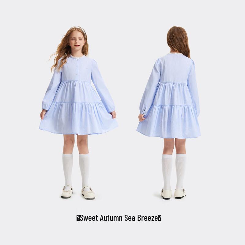 Navigare Girls' Long Sleeve Ruffle Princess Dress
