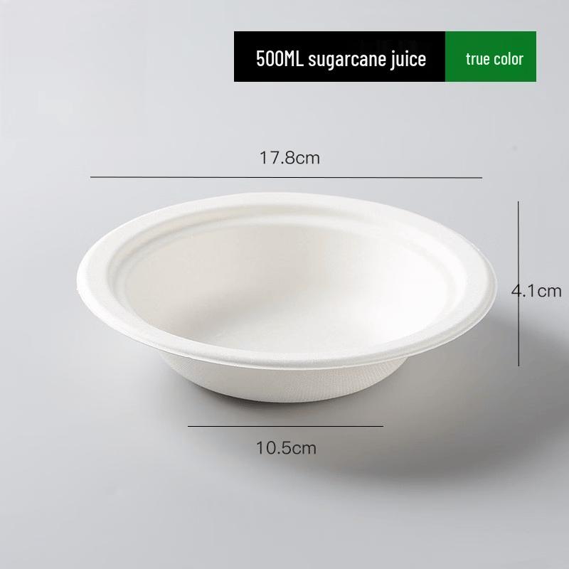 Degradable Disposable Paper Bowl Set
