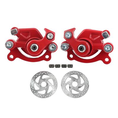 Juego de Pastillas de Pinza de Freno de Disco Trasero de Gas de 140 mm Apto para Scooter Eléctrico ATV 49CC