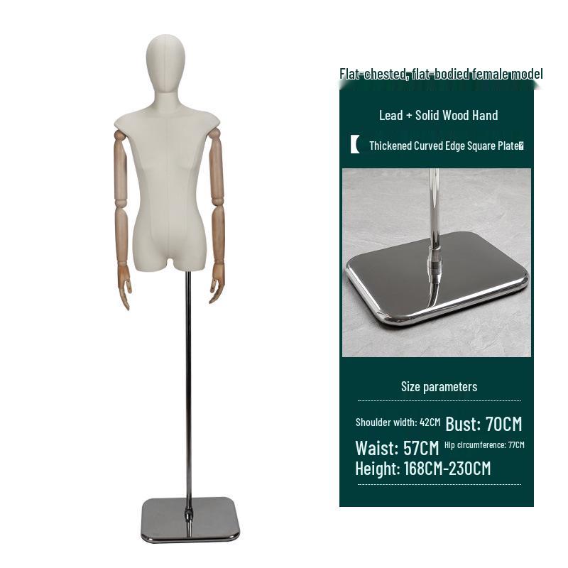 Korean-Style Women's Fabric-Wrapped Mannequin for Clothing Display