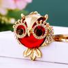 Adorable Crystal Owl Keychain Fashionable Keyring For Women Unique Gift Accessory