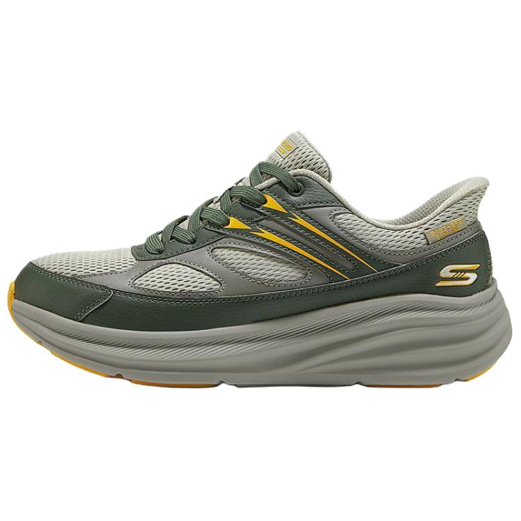 Skechers Slip-Ins Comfortable Soft Durable Low-Top Casual Running Shoes Men sneaker Olive-Green 118432-OLV 41