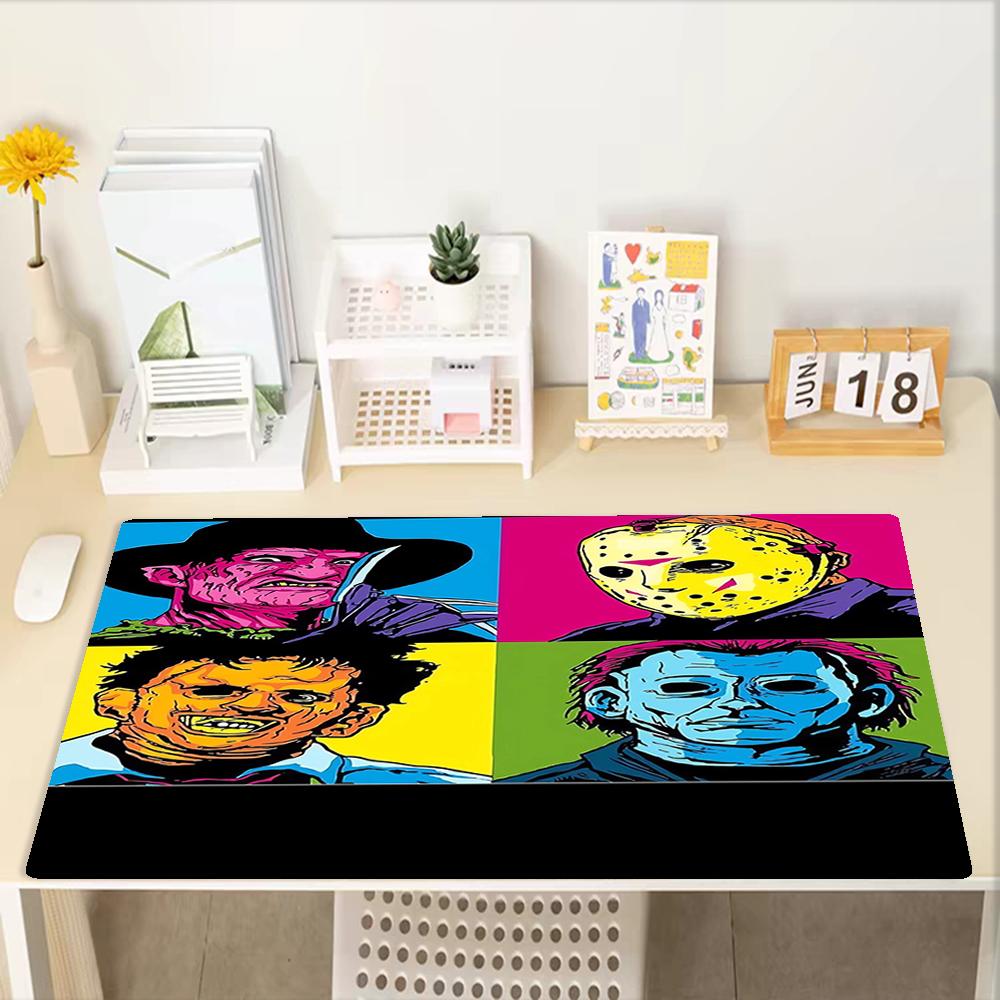 Halloween horror Theme Mouse Pad, Non Slip Rubber Base, Multifunctional Office & Home Decor, Perfect for Workspace Personalization.