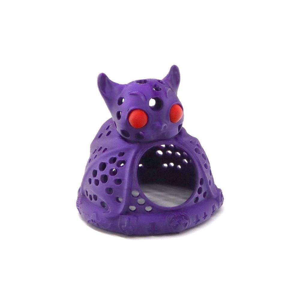 Hollow Structure Halloween Bat Fish Tank Cave Gothic Style Floating Cave Aquarium Decoration