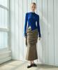 Eonmyuteu Drapery Ribbon Tie Skirt_Brown