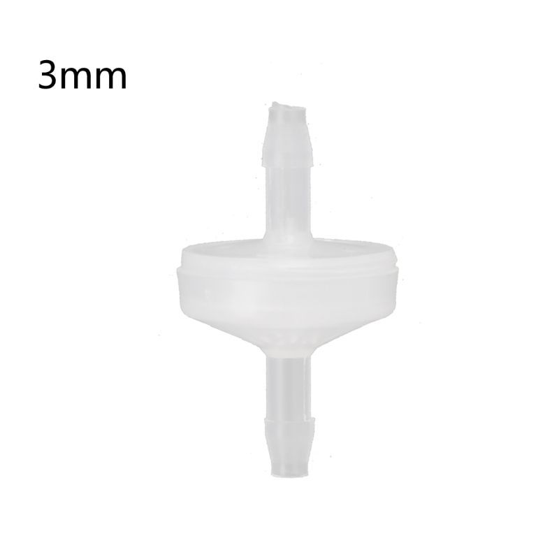 Plastic One-Way Non-Return Water Inline Fluids Check Valves for Fuel Gas Liquid 3mm/4mm / 5mm/6mm / 8mm / 10mm/ 12mm